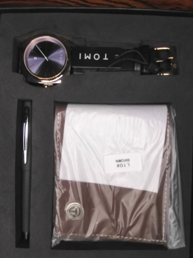 TOMI Midnight Blue – Slim Quartz Dress Watch