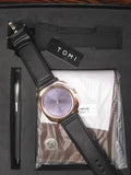 TOMI Midnight Blue – Slim Quartz Dress Watch