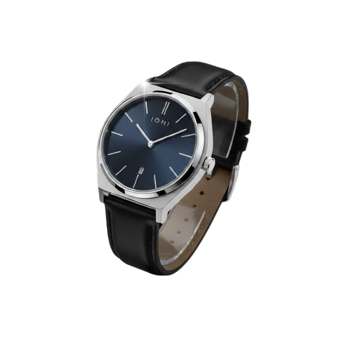 TOMI Midnight Blue – Slim Quartz Dress Watch