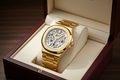 Gold Skeleton Automatic Watch