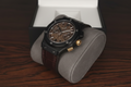 Ceramic Chronograph – Brown Dial & Leather Strap