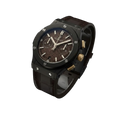 Ceramic Chronograph – Brown Dial & Leather Strap