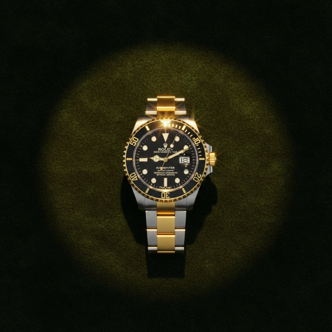 Submariner Chain – Two Tone Gold & Silver