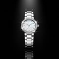 Ladies Silver Crystal Artificial Jewelry Set – Watch, Necklace, Earrings, Bracelet & Ring
